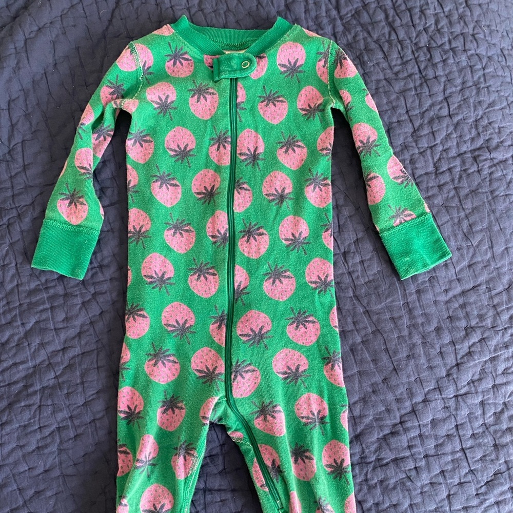 Hanna Andersson strawberry bodysuit